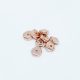 Hematit köztes rosegold szín 6x2mm #1284-020