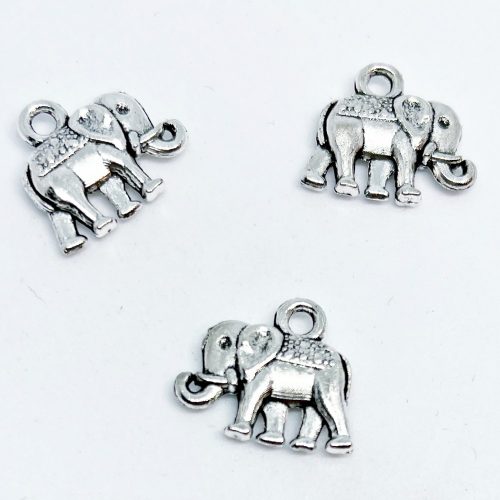 Tibeti ezüst elefánt #246