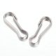 Lapkarabiner acél szín 13x4mm #4034-039