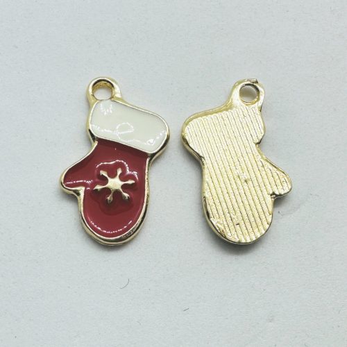 Tibeti arany szín karácsonyi kesztyű #4434-045