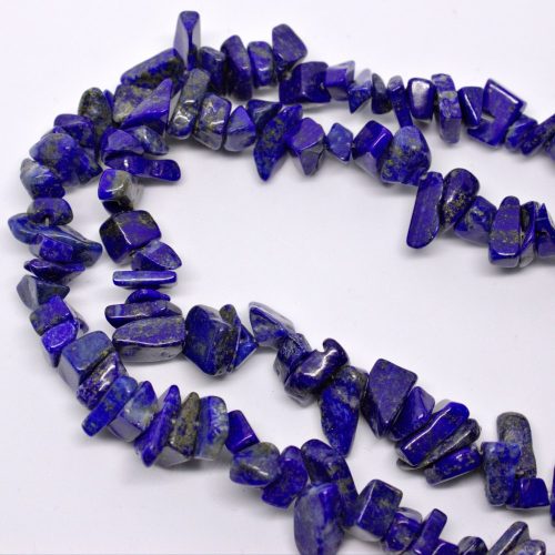 Lapis lazuli törmelékes gyöngy fűzér #834